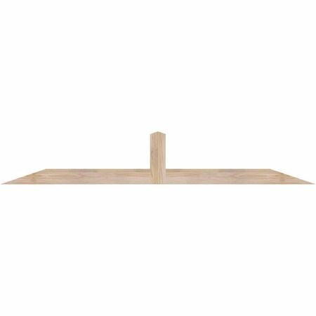 Ekena Millwork Portland Smooth Timber Gable Bracket, Douglas Fir, 72"W x 12"H x 1 1/2"D x 3 1/2"F, 4/12 Pitch GBW072X12X0204POR00SDF